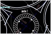 Diagram of a roundabout design